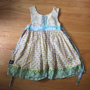 Matilda Jane Platinum Turtle Dress Size 4